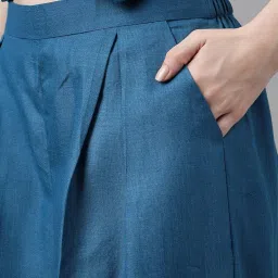 trymisfit Women's Two-Piece Outfit – Sleeveless Button-Front Vest and High-Waisted Wide-Leg Pants Set – Casual Chic Co-Ord Set for Work, Travel, and Everyday Wear image 3