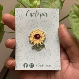 cactopia Cute Plant Enamel Lapel Pins - Different Themes - Brooch Badge for Bags, Clothes & Backpack, Gift for Plant Lovers image 4