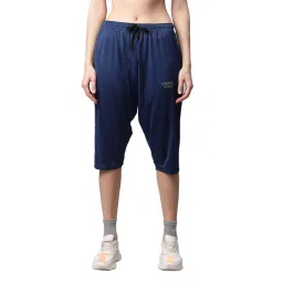 Mack Jonney Dryfit Lycra Solid Capri for Women (Pack of 3)-Dryfit_D13_BLU_Gry_L.Gry_003-P image 1