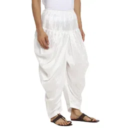royal kurta Men's Silk Blend Harem Patiala Salwar Ethnic Pants Dhoti image 4