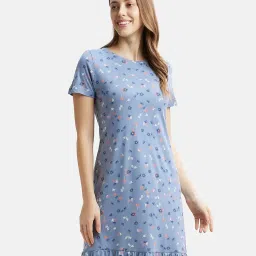 jockey Women's Cotton Mini Nightdress image 4