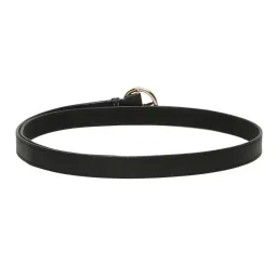 tybelt Women's Adjustable Vegan Leather Belt (Black)| Ladies belt for women Any Occasion | Waist Belt for Women up to 38 Inches (Pack of 1)_49a image 5