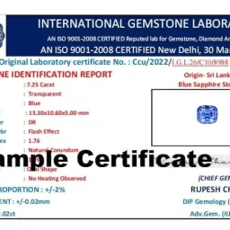 uspto नीलम रत्न ओरिजिनल सीलोन Ceylon Natural Blue Sapphire Stone Certified Cushion Shape Blue Stone Corundum Gems Unheated Untreated Natural Ceylon Neelam Nag श्रीलंका ब्लू सफायर नीलम स्टोन सर्टिफाइड image 5