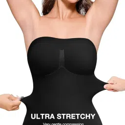 alyne Strapless Shapewear Bodysuit for Women | Tummy Control Full Body Shapers | Seamless Snatched Bodysuit for Under Dresses image 4