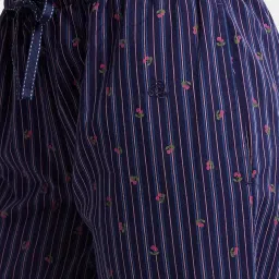 jockey RX06 Women's Super Combed Cotton Woven Fabric Relaxed Fit Striped Pyjama with Side Pockets (Checks & Prints May Vary) image 5