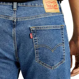 levi's Men's 505 Straight Fit Mid Rise Jeans image 4