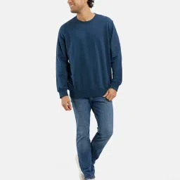jockey 2716 Men's Super Combed Cotton French Terry Solid Sweatshirt with Ribbed Cuffs image 5