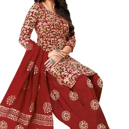 miraan Cotton Printed Readymade Salwar Suit For Women (MIRAANSANBAT501) image 3