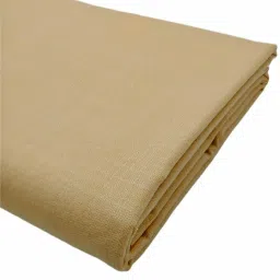 dhrubin fab Premium Unstitched Golden Shirt Fabric for Men Cotton Blend Material Shirt Piece Cloth (Free Size) image 2