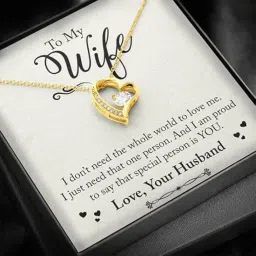 fabunora 925 Sterling Silver Pendant Meaningful Sorry Gift for Girlfriend/Wife | Valentine Gift For Wife With Certificate of Authenticity image 1