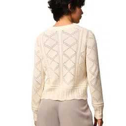 only Women's Acrylic Blend Classic Pullover Sweater image 5