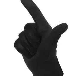 fabseasons Winter Gloves For Girls & Women, with faux fur on the inner for cold weather, Mobile touchscreen enabled image 2