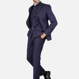 wintage Men's Polyester Cotton Three Piece Suit image 4
