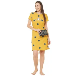 sweet dreams Women's Cotton Knee Length Casual Regular Nightgown image 3