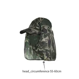 myaddiction Sun Cap for Men Women Detachable Neck Flap and Face Cover for Outdoor Sports Style D Multicolour image 1