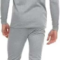 revexo Winter Wear Men's Poly Cotton Thermal Set (Round Neck Upper/Top + Lower/Trouser) Set of 01 image 3