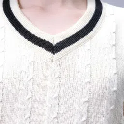 freehand by The Indian Garage Co Women Loose Fit Solid Long Sweater image 4