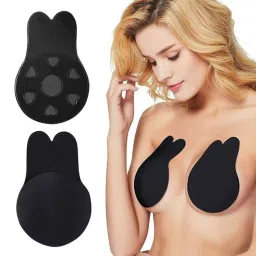 dclub Lift Ultra-Thin Sticky Petals Nipple Covers for Women Adhesive Strapless Cotton Bras Backless Silicone Pasties image 1