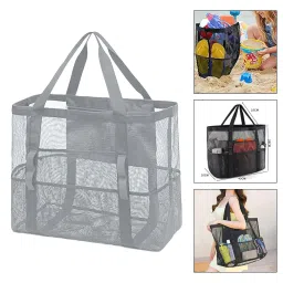 calandis ™ Mesh Beach Bag Large Tote Bag For Beach Vacation Essentials Cruise Pool Toys | Womens Handbags & Bags image 3