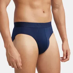 jockey Men's Cotton Brief (Pack of 1) (IC24-0105-True Navy_Large_Grey, Navy_L) image 1