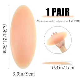 blixar Silicone Calf Shaping Pads for Women, Invisible Leg Shapers for Crooked or Slim Legs, Muscle Shaping Pads, Reusable Soft Gel Calf Corrector, 1 Pair image 1