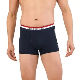 u.s. polo assn. Men Cotton Striped Waistband Antibacterial Et002 Trunks (Pack of 2) image 1