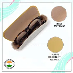 vivid Vision Unisex Adult Lightweight Eyewear Specs Case Cover | Protect Eye Glasses | ABS | Plastic | Spectacles | Cases | Hinge-Spring image 4