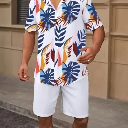 rivanora Co Ord Set for Men | Night Suit | T-Shirt and Shorts Set for Man | Night Dress | Pyjama Set | Summer Wear | Lounge wear | Beach Outfit image 5