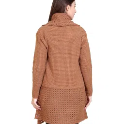 dripfit Ponchos for Women|Openable Woolen Shrug with Full Sleeves for Women image 2