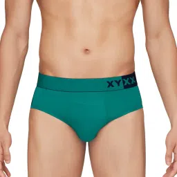 xyxx Men's Dualist Micromodal Regular Fit Colorblock Antimicrobial Briefs with No Marks Waistband (Pack of 5) image 4