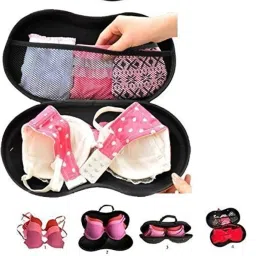 shrevi Portable Travel Necessaries Bra Bag Underwear Bag Organizer Bra Cover Storage Box Panties Socks Finishing Box image 2