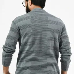 manra Men Round Neck Solid Plain Full Sleeve Woolen Winter Pullover Sweater (Men OSWAL LINE Sweater) image 2