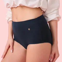 enamor Women's Cotton Blend Classic Solid Briefs image 4