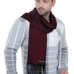 amoldo Relaxed Men And Women Casual/Regular Luxurious Premium Checkered Woolen Acrylic Muffler, Scarf, Stole For Winter Pack Of 1 image 1