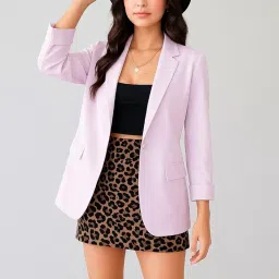 kotty Womens Soild Regular fit 3/4 Sleeve Formal -Casual Blazer image 5