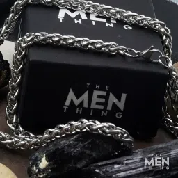 the men thing SPIGA CHAIN- 5mm Chain Stainless Steel 21.5inch for Men & Boys image 2
