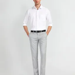 arrow Men's Tapered Fit Mid Rise Pants image 2