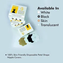 slickfix Self Adhesive Nipple Covers Disposable, Nipple Pasties, No Show Bra for Women, Nipple Shields, Breast Covers for Girls, Nipple Petals Disposable. image 5