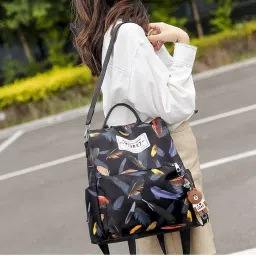 banqlyn Shoulder Bag for Women Stylish Ladies Messenger Bags Purse and Handbags Wallet Mini Backpack Purse Backpack Girls College Bags (Feather) image 4