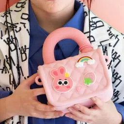 not available EVA Bags Dust-Proof Cute 3D Cartoon Kids Stylish Mini Hand Bag for Kids (Fondant Pink) image 2