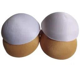 Women Cotton Round Shape Bra Cup Pad 2 Pair (Combo) image 1