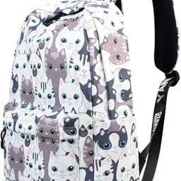 velword Girls School Backpack Fashion Leisure Backpack for Women Teenager Boys Waterproof Bag School Bag with Laptop Compartment image 2