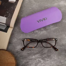 vivid Vision Unisex Adult Lightweight Eyewear Specs Case Cover | Free With Cleaning Cloth | Protect Eye Glasses | Plastic | Spectacles | Cases image 3