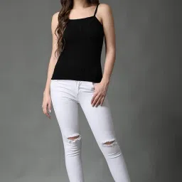 ff Thermal Warmer Spaghetti Top for Women Ultra Soft Sleeveless Scoop Neck Winter Inner Wear Top Johns Underwear (Pack - 1) image 5