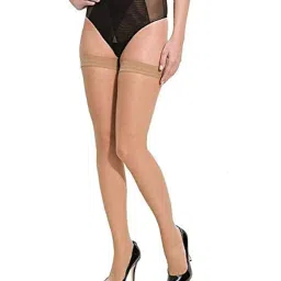 hf lumen Combo of 2 Stockings for Girl's and Women's Full Legs Stocking's Thigh-Highs Stocking Pair of 2 image 1