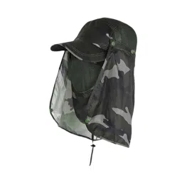 myaddiction Sun Cap for Men Women Detachable Neck Flap and Face Cover for Outdoor Sports Style C Multicolour image 4