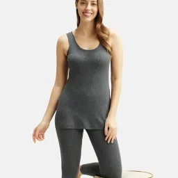 jockey 2500 Women's Super Combed Cotton Rich Slim Fit Thermal Tank Top with Stay Warm Technology image 5