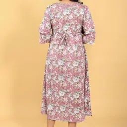 ritijya Zipless Feeding Kurtis & Dresses for Women | Zipless Maternity Wear Gown Pregnancy Dress for Nursing Mothers | Viscose Rayon | Stylish & Comfortable | S to 4XL | Washable & Durable image 5