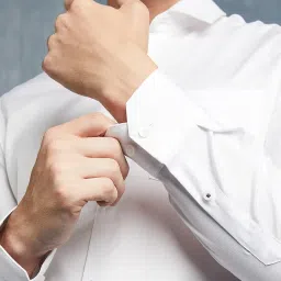 symbol premium Men's Wrinkle-Resistant Regular Fit Cotton Formal Shirt image 4