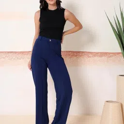 kotty Womens Solid Strechable Pico Void Casual Dress Set image 4